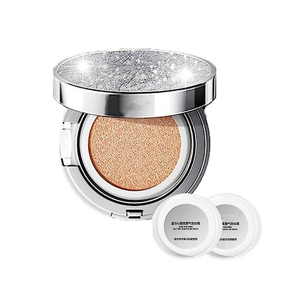 Star and Wish Air Cushion BB, Korea Star and Wish Soft Mist Cushion BB Cream, Coussin anti-cernes hydratant longue durée, Ens