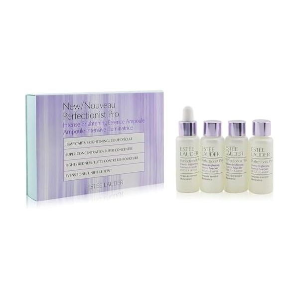 Estee Lauder Perfectionist Pro Intense Brightening Essence Ampoule with Vitamin C/E + Licorice 4x10ml/0.34oz