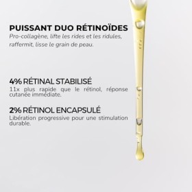 Laboratoires DermEden - Concentré Rétinal Nuit 30 ml - Réduit les rides, Stimule le collagène et Améliore la fermeté de la pe