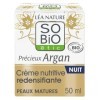 LÉA NATURE SO BiO étic| Crème Nutritive Redensifiante Nuit – Précieux Argan Peaux matures | Nourrit & Raffermit | Collagène v