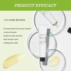 Creme Hydratante Visage, Creme Anti Rides Femme avec Retinol Donne à la Peau Aspect Plus Lisse et Plus Éclatant, Creme Eclair