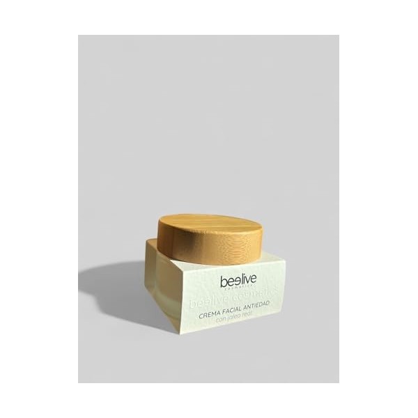 Crème anti-âge avec gelée royale - Beelive Cosmetics - Absorption rapide, texture non grasse, effet anti-âge peau rayonnante 