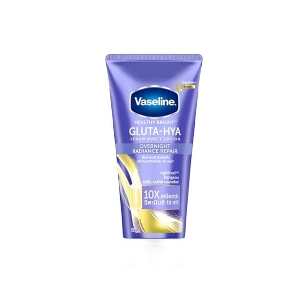 Vaseline Lotion Hydratante Éclaircissante Gluta Hya Serum Burst Nuit 300Ml