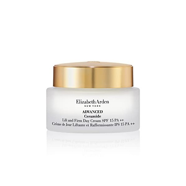 Elizabeth Arden Advanced Ceramide, Crème de Jour Liftante et Raffermissante 50ml , Hydrate Intensément, IPS 15