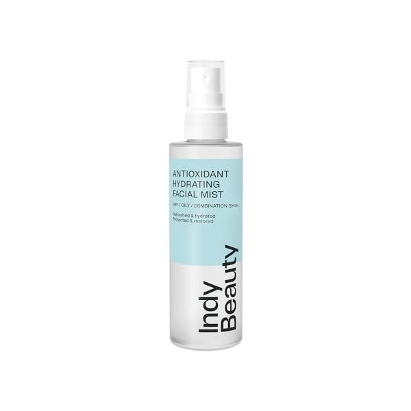 Antioxidant Hydrating Face Mist - Hyaluronic Acid & Vitamin C - Makeup Setting Spray & Cooling Spray Facial Mist - Blue Light