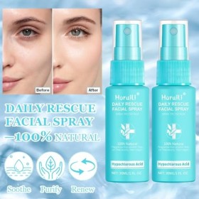 Horuili® Vaporisateur visage, Brouillard visage apaisant, Brouillard visage, Eau nettoyante pour le visage, Hydratant,Brume h