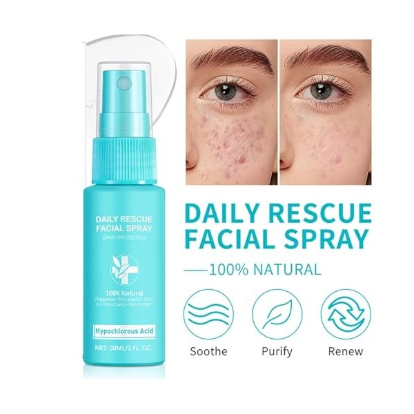 Spray pour le Visage,Spray Visage et Peau,Spray Apaisant pour le Visage,Skin Renew Toner Visage Spray,Spray Pulvérisation Apa