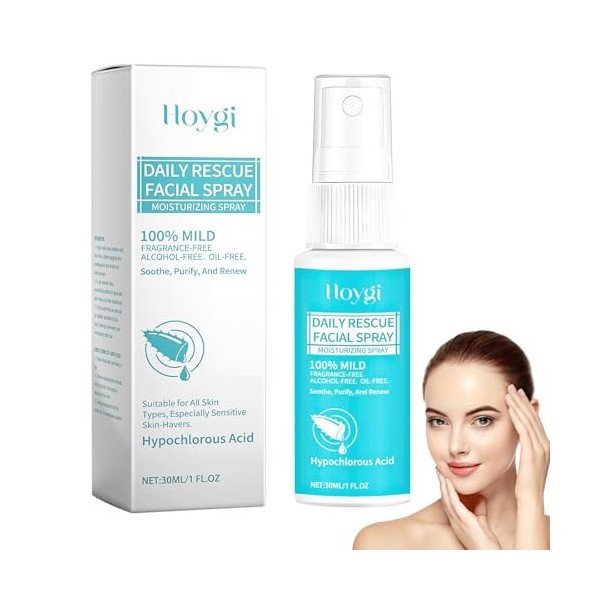 Spray acide hypochloreux, spray acide hypochloreux, 24 nouvel acide hypochloreux, hydratant, protection antioxydante, facile 
