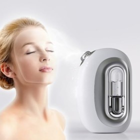 Vaporisateur facial portable à eau brumisée, injecteur doxygène haute pression Nano avec vapeur de nettoyage en profondeur e