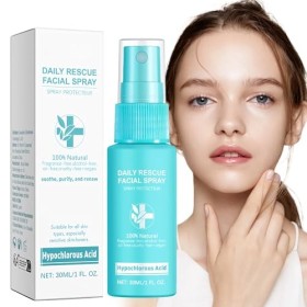 Spray dacide hypochloreux, spray facial à lacide hypochloreux, spray facial apaisant et hydratant, peut être utilisé pour l