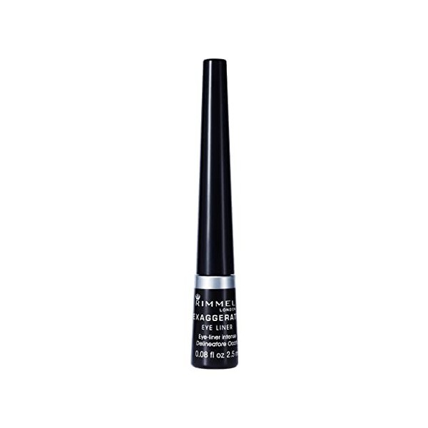 Rimmel London Scandaleyes Exaggerate Delineatore Occhi Liquido Matte, 2,5 ml, noir 001 Black 