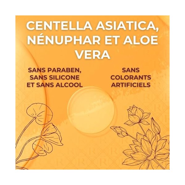 RENORA Spray énergisant pour cheveux et corps avec vitamine V, Centella Asiatica, extrait de lys et aloe vera, revitalise, hy