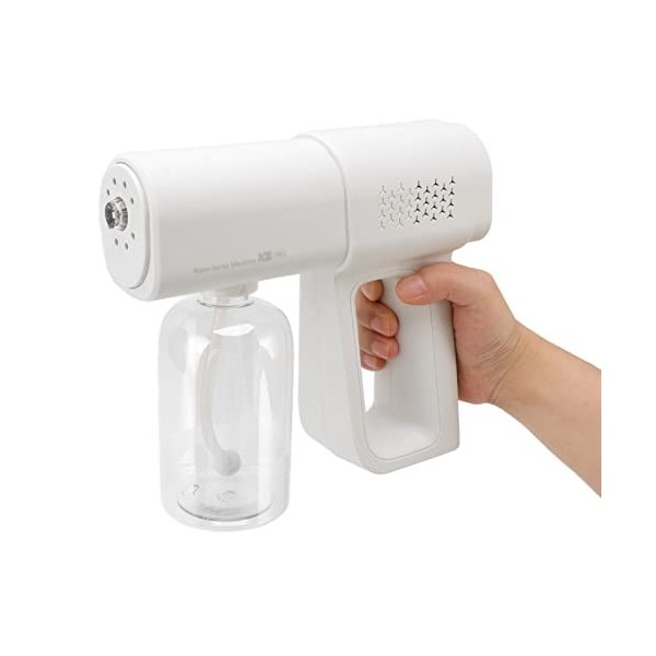 Nano Pistolet Pulvérisateur 380 ML Pulvérisateur Hydratant pour Cheveux Portable Pulvérisateur à Vapeur de Coiffure Rechargea