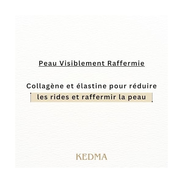 Kedma - Crème Raffermissante Royalty aux Minéraux de la Mer Morte et Collagène - Anti-Âge et Hydratante - 50g