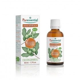 Puressentiel - Huile Végétale Macadamia - Pressée à froid - Certifié Bio - 100% pure et naturelle - Vegan et Cruelty free - 5
