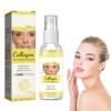 Spray pour le Visage Infusé au Collagène, Spray Facial Infusé au Collagène, Spray Hydratant Anti-âge pour Peaux Sèches et Dés
