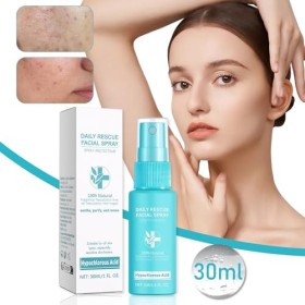 Lot de 2 sprays dacide hypochloreux pour le visage avec acide hypochloreux pur, acide hypochloreux, spray hydratant pour le 