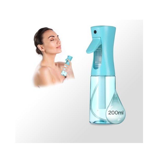 Brumisateur Rechargeable Eau 200ml - Brumisateur de Poche Visage - Vaporisateur d’eau multifonctionnel : Parfums Ambiance, Pl