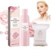 Spray À Leau De Rose + Tampons De Coton De Compresse Humide Jetables, Eau Florale De Rose, Spray Eau De Rose Visage, Spray H