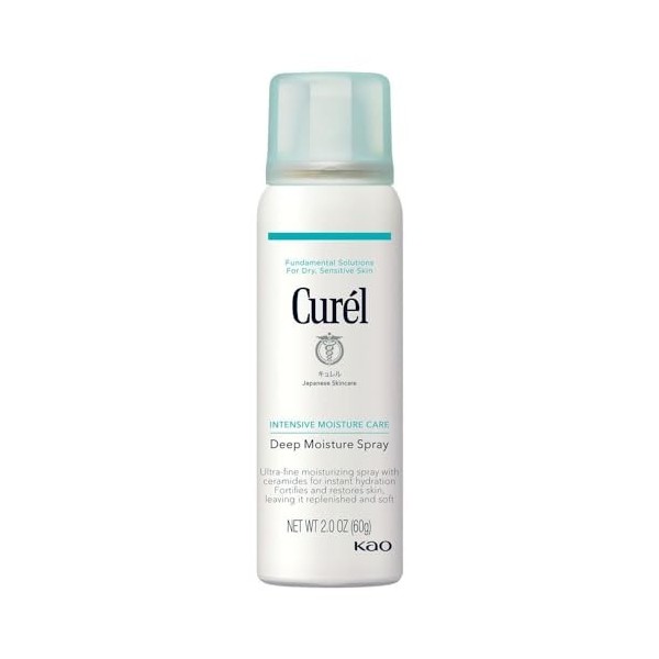 Curel Curél Spray Hydratant Profond Mini 60 g pour peaux sèches et sensibles