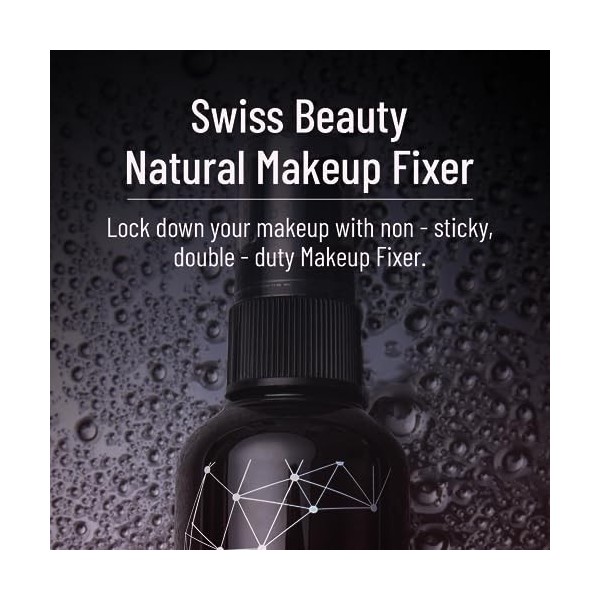 Swiss Beauty Spray de maquillage professionnel longue durée pour maquillage du visage | Avec aloe vera et vitamine E | Léger 