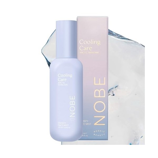 NOBE Cooling Care Frosty Face Mist Spray hydratant et rafraîchissant au xylitol à lavoine Soin de la peau nordique rafraîchi