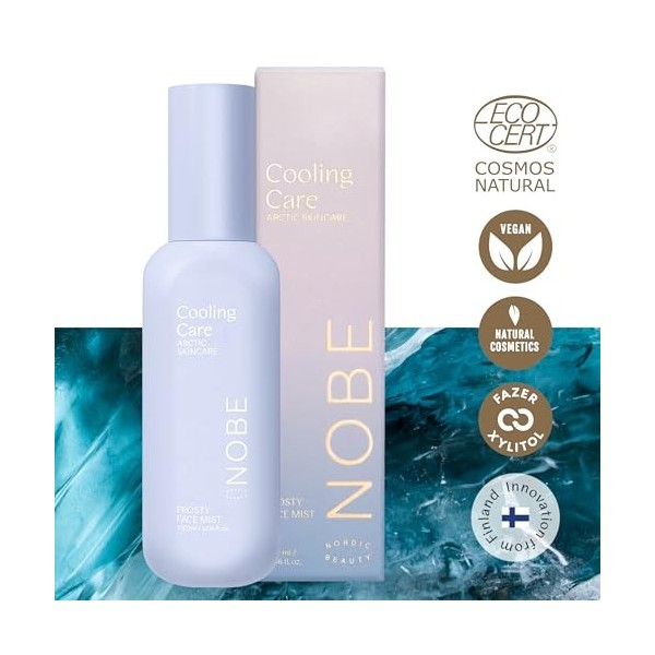 NOBE Cooling Care Frosty Face Mist Spray hydratant et rafraîchissant au xylitol à lavoine Soin de la peau nordique rafraîchi