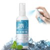 Cooling Mist Spray, Spray rafraîchissant pour temps chaud, 100 ml, Body Haze Spray to Soothe Sunburn, Spray à la menthe natur