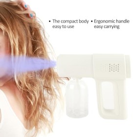 Fockety Pulvérisateur Nanométrique, Pulvérisateur à Lumière Bleue Rechargeable avec Atomiseur électrostatique, Pistolet à Vap