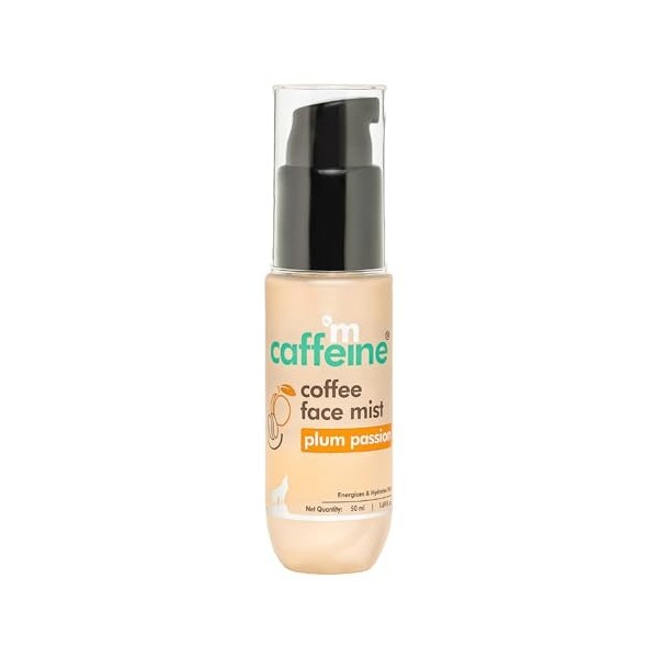 mCaffeine Coffee Face Mist - Infused with Aloe Vera and Hyaluronic Acid - Controls Oil, Improves Skin Texture and Tones Skin 