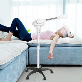 Vapeur Faciale Professional sur Pied Machine à Vapeur Chaud pour Accueil Spa Salon, Vapeur et Ozone, Nettoyage en Profondeur,