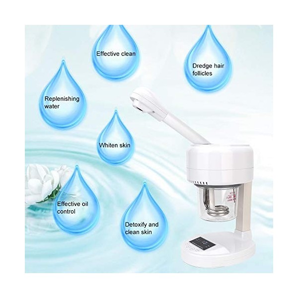 Vapeur Facial Ménage Brume Chaude Hydratant Profond Hydratant Visage Hydratation Pulvérisateur Humidificateur De Peau Visage 