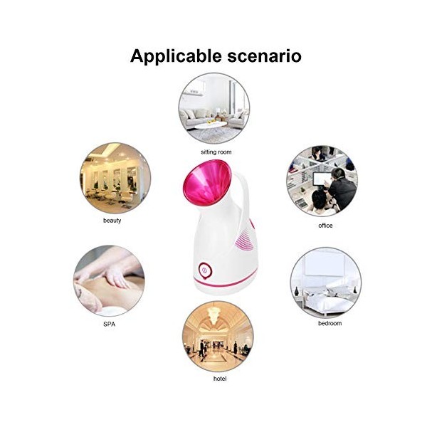 Yctze Vaporisateur Nano pour Le Visage, 100ml, Brume Chaude, Hydratant, Humidificateur, avec Prise UE 220V