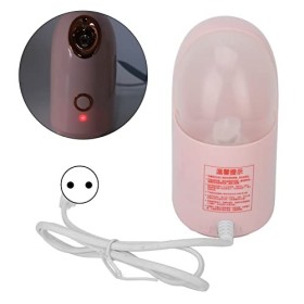Vapeur Visage Vaporisateur Sauna Spa Facial Chaude avec Réservoir Deau de 100ml, Nano Ionique Visage Steamer Maison Outil Hy