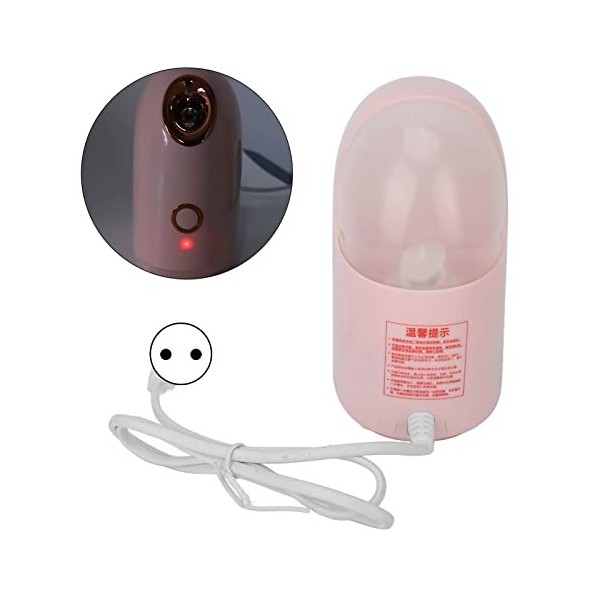 Vapeur Visage Vaporisateur Sauna Spa Facial Chaude avec Réservoir Deau de 100ml, Nano Ionique Visage Steamer Maison Outil Hy