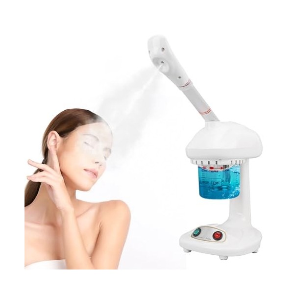 Visage Sauna Facial Face Face Vapeur Ion Sparyer Portable Desktop Facial 360 ° Machine À Vapeur pour Le Visage Soins Personne