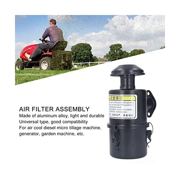 Filtre à Air de Générateur, Ensemble de Filtre à Air, Ensemble de Filtre à Air de Générateur en Alliage daluminium pour Mote