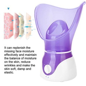 Vaporisateur Facial Nettoyant pour le Visage, Nettoyage du Visage Hydratant à la Vapeur Daromathérapie, Mini Sauna Facial Po