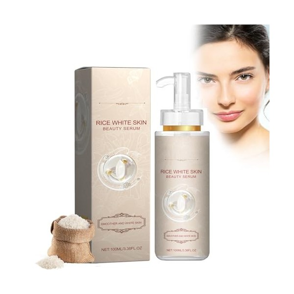 Toner Hydratant À Lextrait De Riz, Toner Au Riz Pour Le Visage, Sérum blanchissant crème hydratante anti-rides anti-âge soin