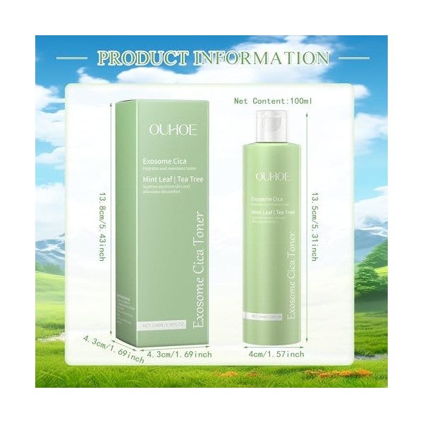 Lotion tonique Centella, Lotion tonique non parfumée Centella, pour tous types de peau, ampoule, apaisante, soins coréens pou