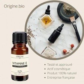 Origine Bio - Vitamine E Huile Liquide 100% Naturelle Tocophérol Cheveux Corps Peau Cosmétique Vitamine e oil Sans OGM
