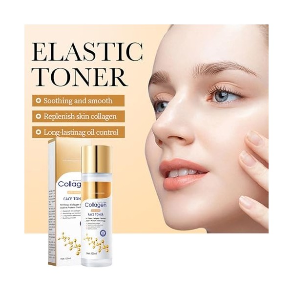 Tkekruh 2PC Toner 120ml, Tonique, Toning Resurfacing Solution, Hydrate Et Améliore La Texture De La Peau, Exfolie En Douceur 