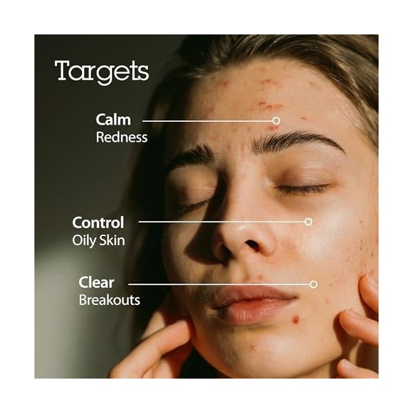 BLITHE Vital Treatment - essence faciale rempli dextraits riches en antioxydants pour hydrater et illuminer. 6 Calming Leav