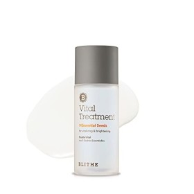 BLITHE Vital Treatment 9 Essential Seeds - Tonique au niacinamide et thé vert, essence coréenne pour la peau, éclat, vitalité