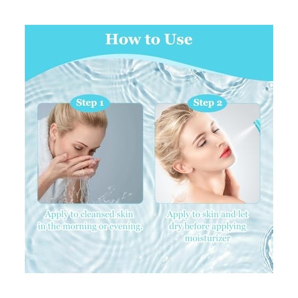 WAWJ® Hypochlorous Acid Spray Face, Skin Renew Toner Face Spray, Tonique visage à lacide hypochloreux pur, Hydratant visage