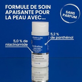 Jean & Len Hydrating Liquid Toner, convient à tous les types de peau, particulièrement doux pour le microbiome cutané, prépar