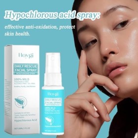 2 pièces Acide hypochloreux en spray,Acide hypochloreux en spray Tonique pour le visage,Tonique pour le visage à lacide hypo