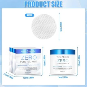 Zero Pore Pads, Toner Pads, Tampons exfoliants pour le visage, Zero Pore Pad Mild, Toner Pad Skin Care, Tampons doux nettoyan