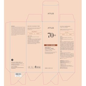 ANUA Tonique laiteux éclatant Rice 70, pour une peau de verre et éclaircissante, eau de riz, niacinamide, céramides, panthéno