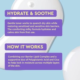 BYOMA Original | HYDRATING MILKY TONER | Tonique hydratant apaisant avec formule laiteuse sans alcool ni parfum | 150 ml | 